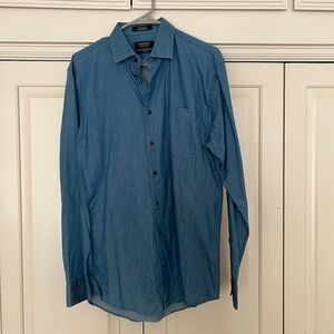 Nordstrom Blue Casual Button Down Shirt